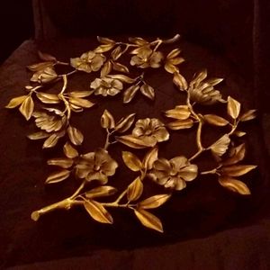 Vintage Syroco Dogwood Floral Plastic Wall Decor